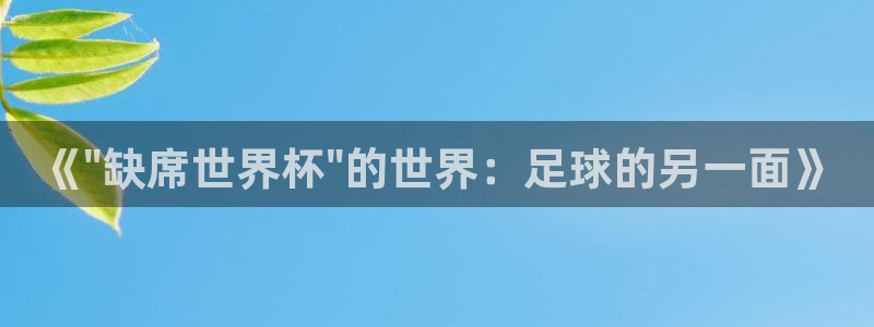 世界杯2026预选赛：《\